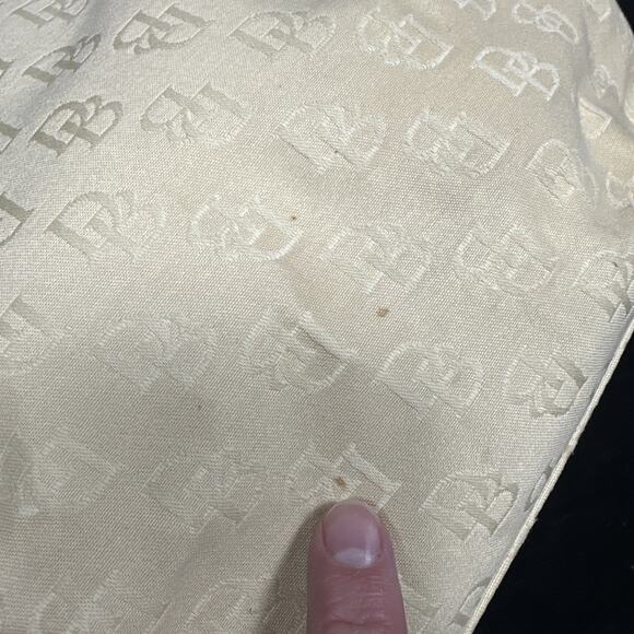 DOONEY & BOURKE Light Tan MEDIUM Canvas Leather Snap Handbag - Picture 8 of 16